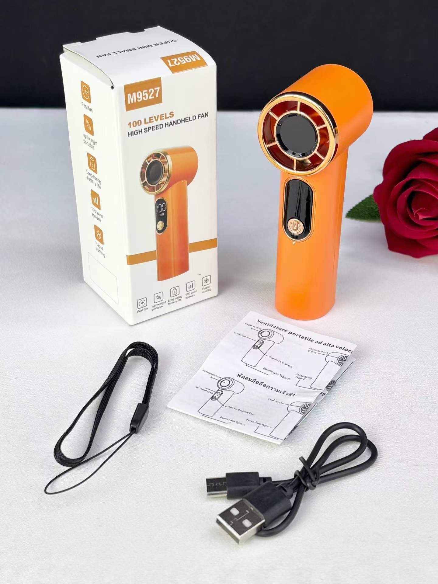 100 LEVELS high speed handheld Fan M05