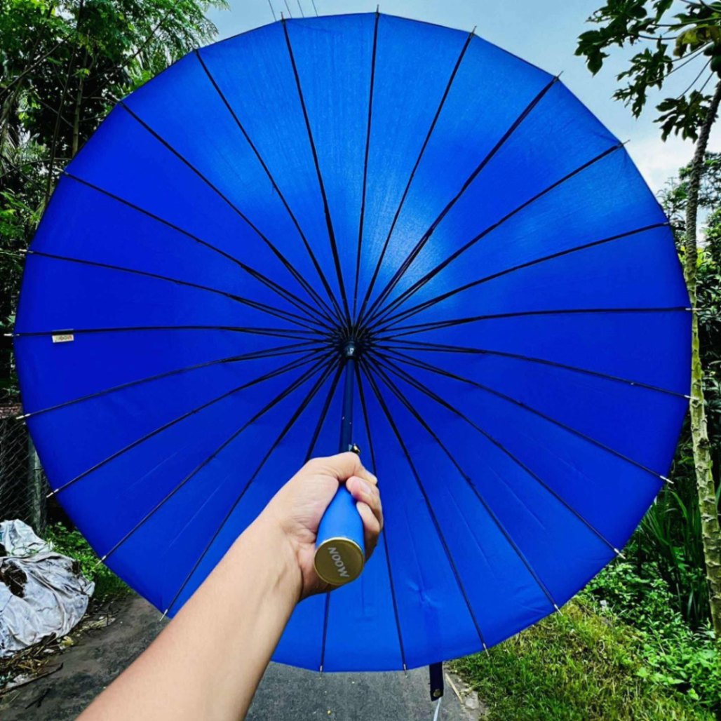 24 Ribs Long Handle Business Umbrella for Button Automatic Opening