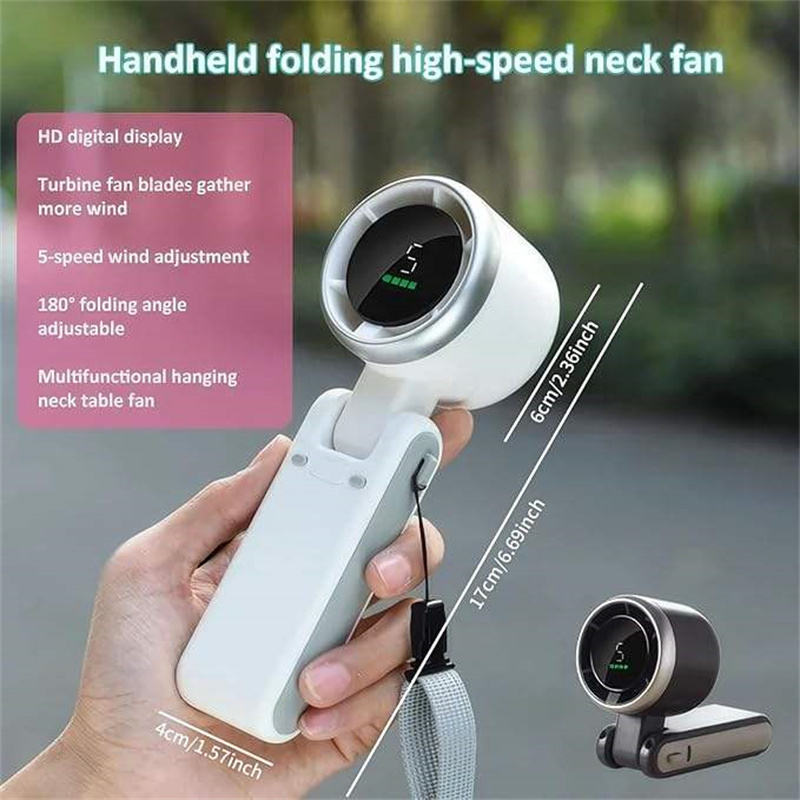 Portable Handheld Foldable Mini Turbo Fan