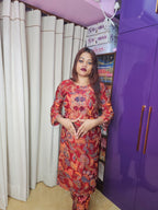 Pakistani -Style two piece dress (2pcs)