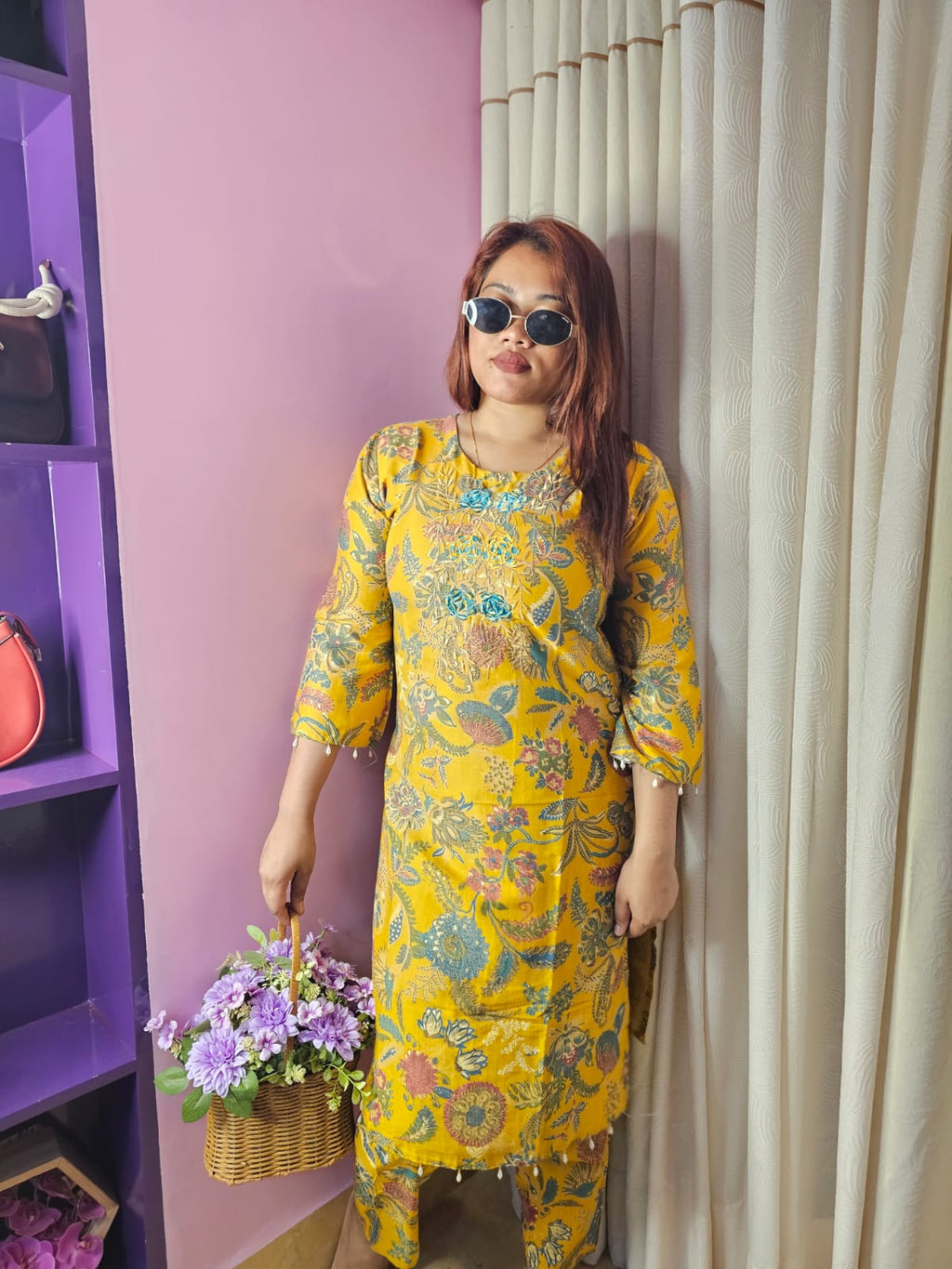 Pakistani -Style two piece dress (2pcs)